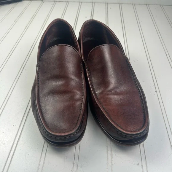 Bruno Magli Positano POSITANO Brown Slip On Penny Loafers Men’s Size 10 - Picture 3 of 10